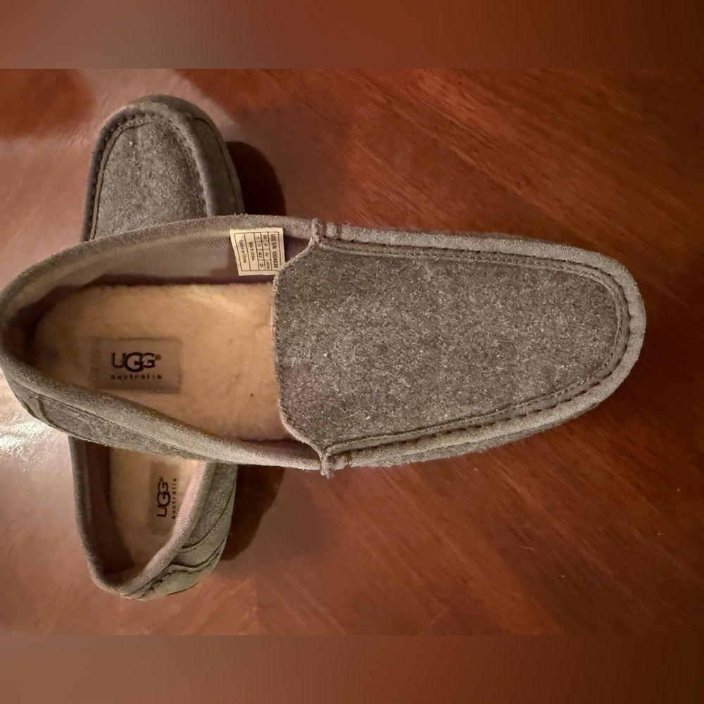 Unisex / Men’s UGG wool ascot slippers - Picture 4 of 5